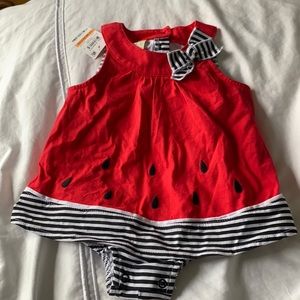 Toddler girl 12M one piece sunsuit